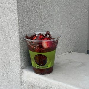 Nutella Melt Strawberry Cup