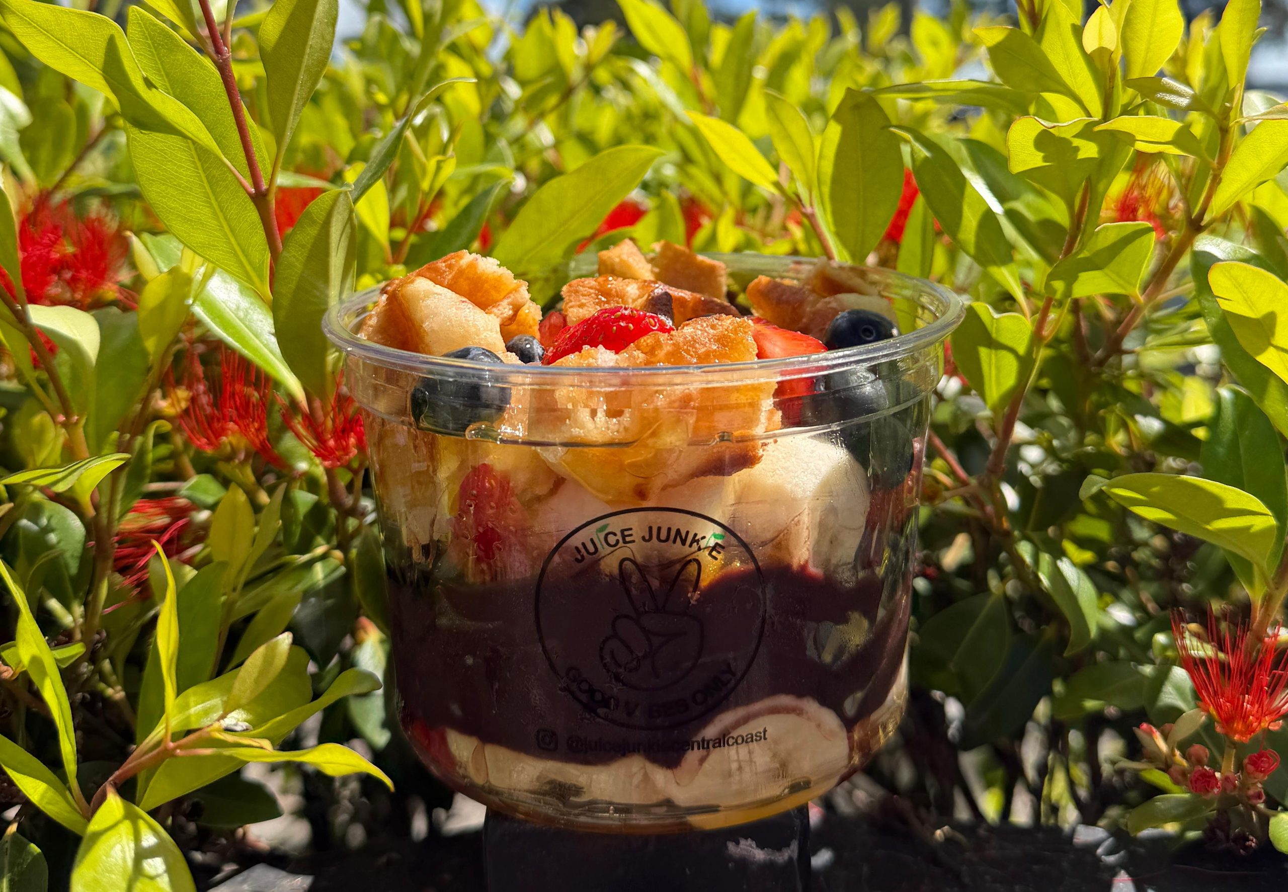 Açai Sunrise Waffle Bowl